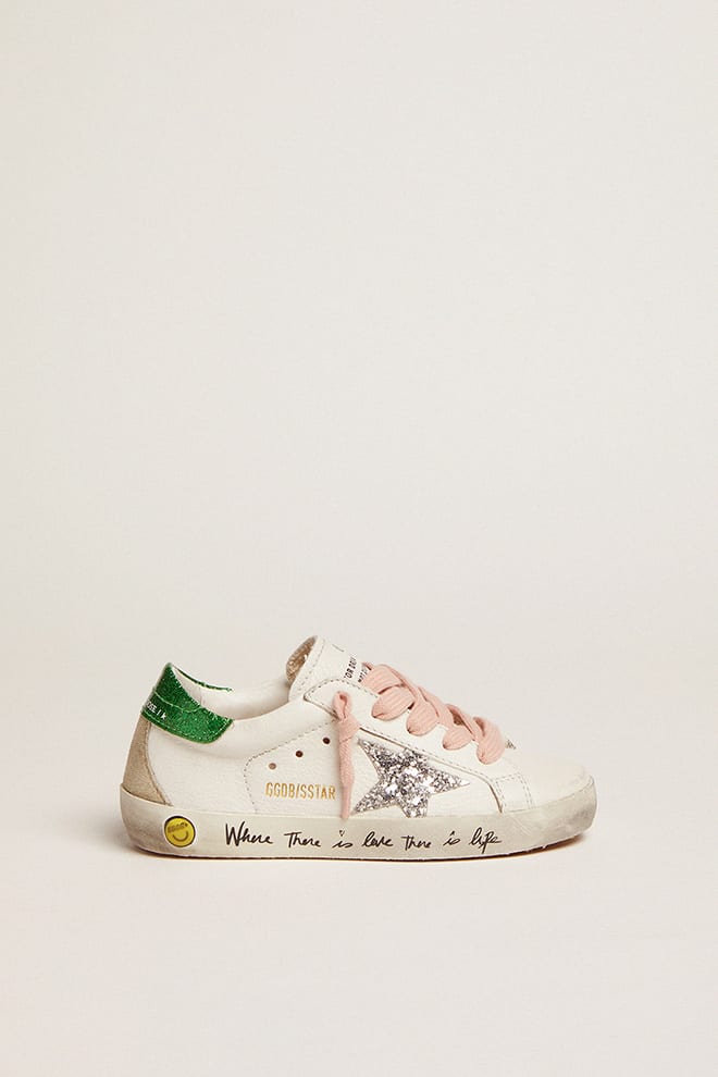 Glitter golden goose shop sneakers