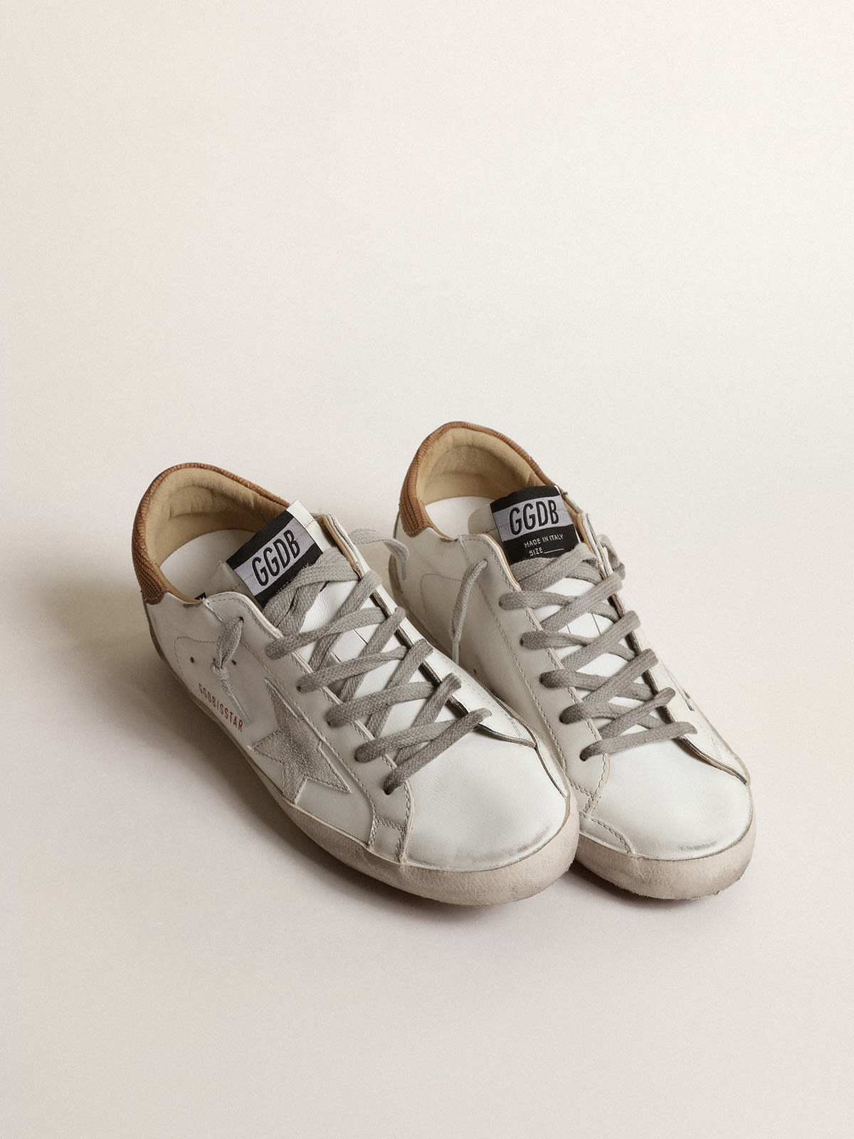 Golden goose white sales lizard superstar sneakers