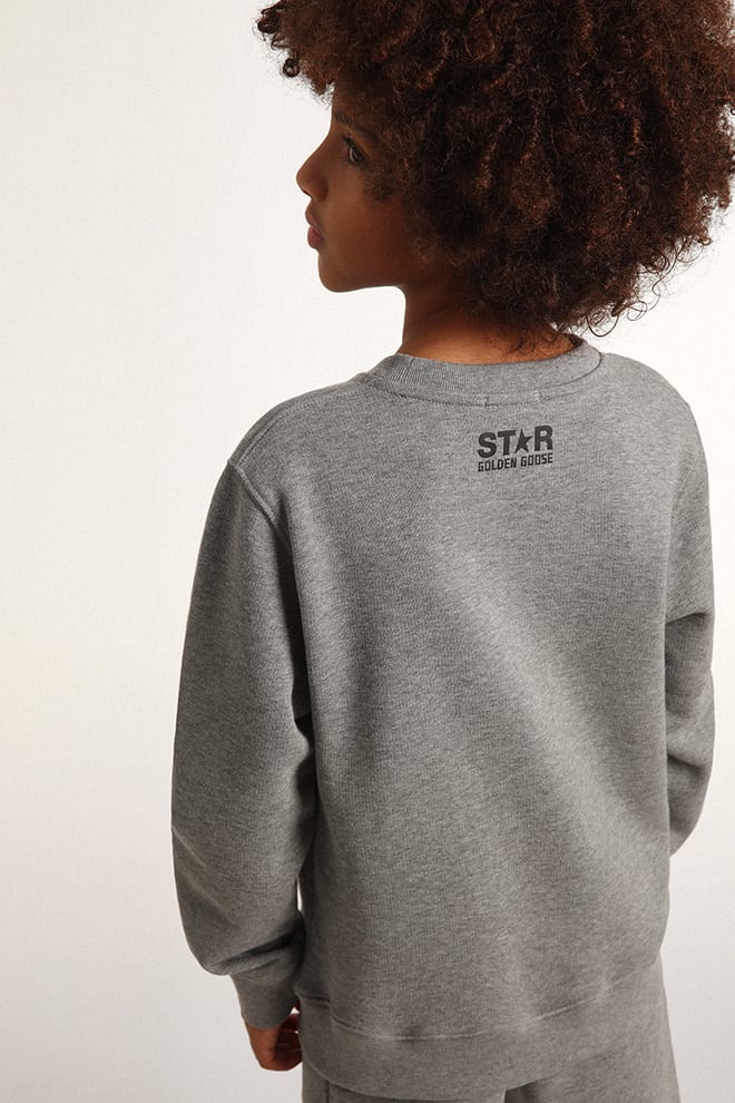 Grey sweatshirt clearance with stars