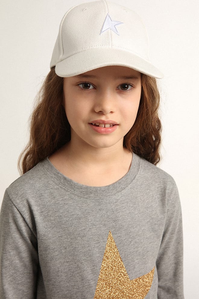 Toddler white 2024 baseball hat