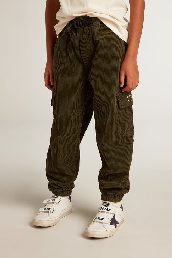 Bottle Green Cotton Pant