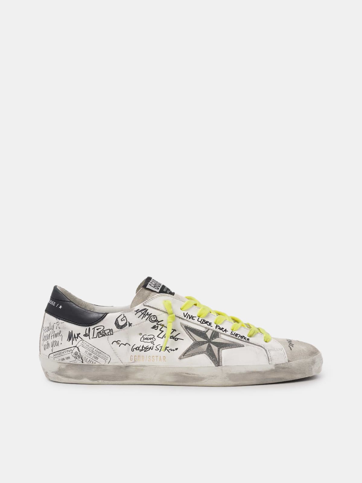 Men's Journey Super-Star sneakers with | Golden Goose