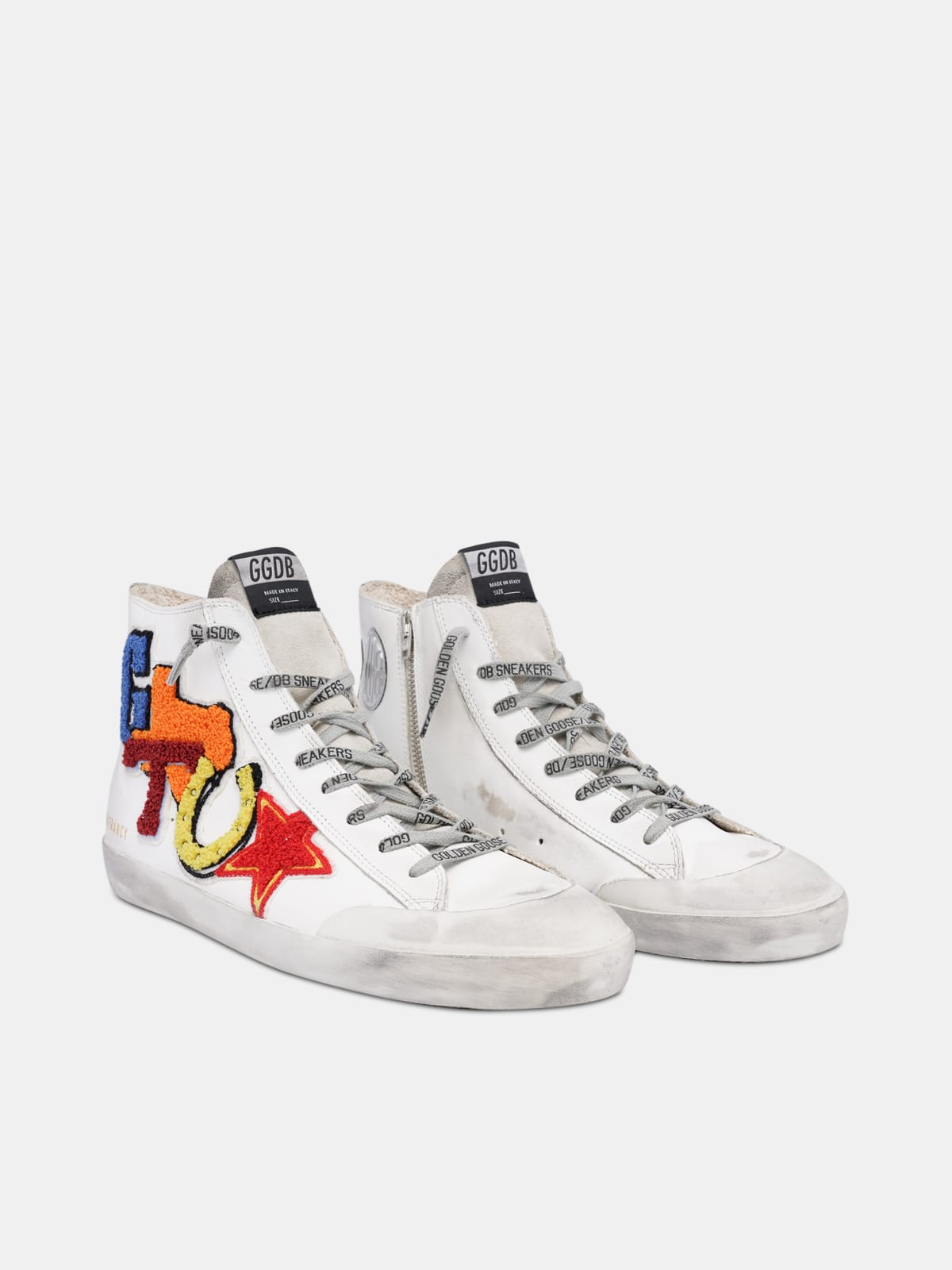 Golden goose francy on sale white