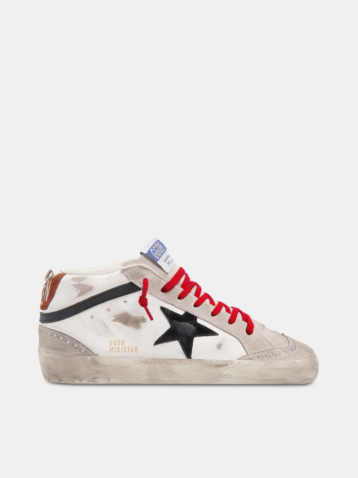 Mid star sneakers in 2024 smooth leather and suede