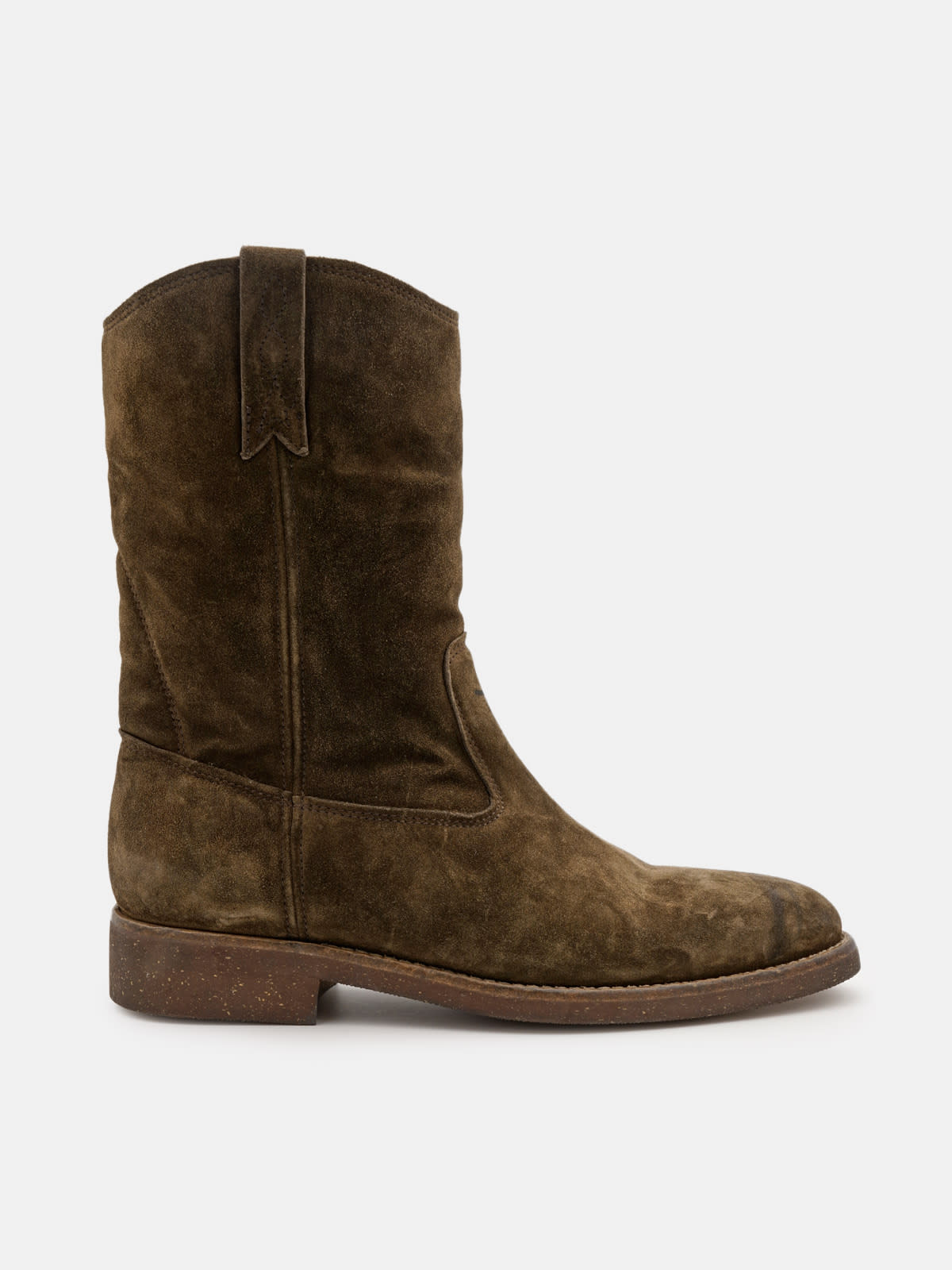 Biker store boots suede