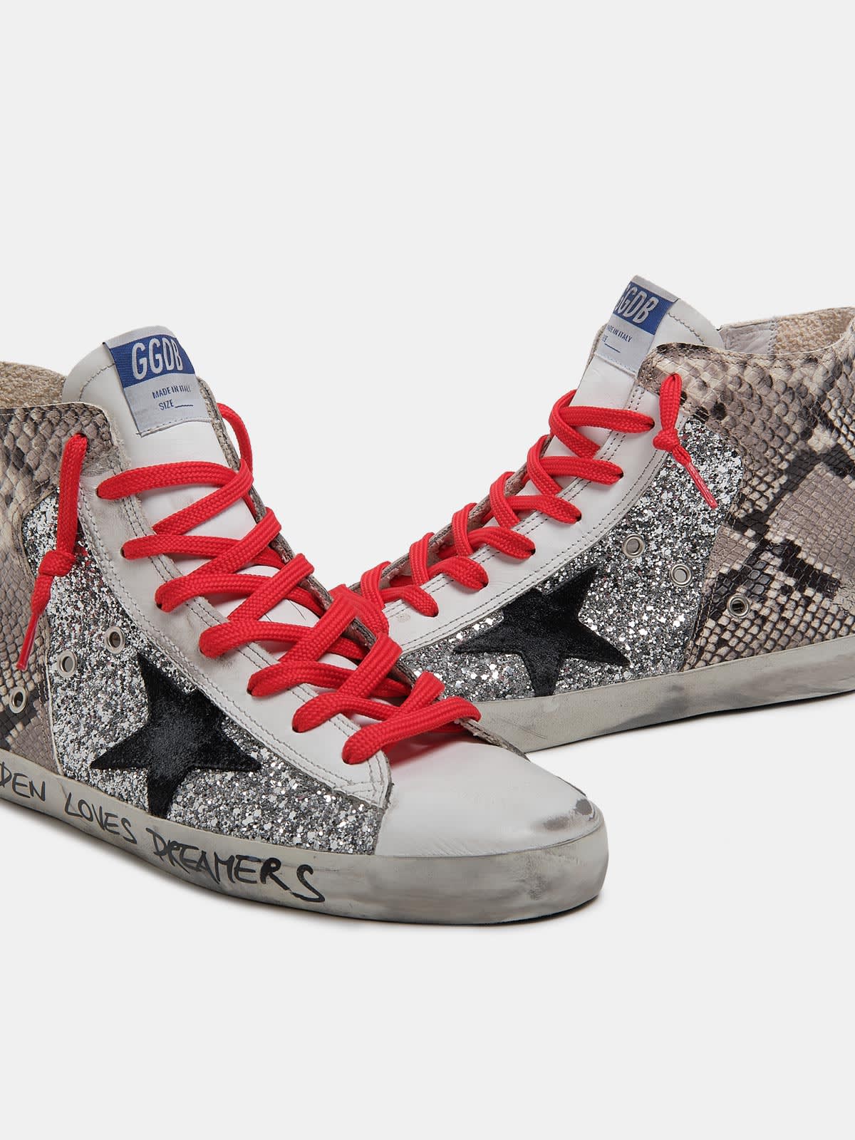 Golden goose sale glitter francy