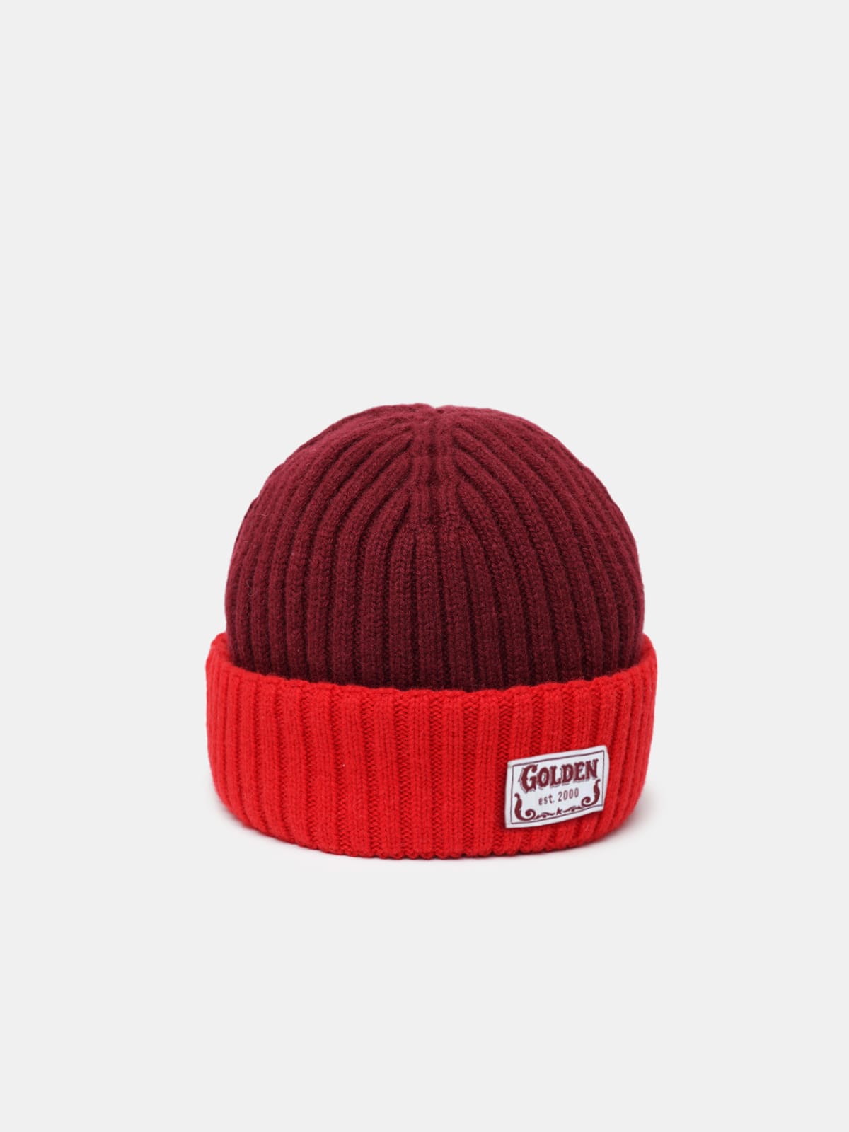 Golden Goose - Ansaldo red wool beanie   in 