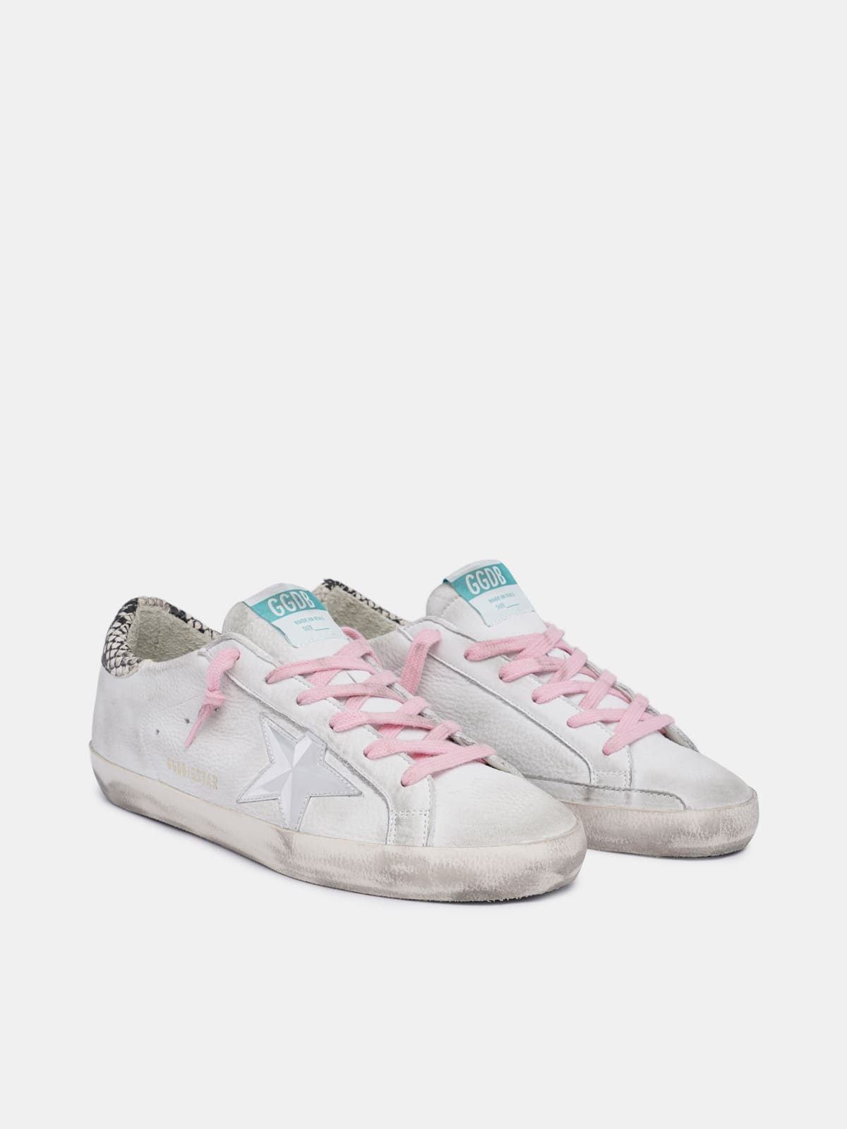 superstar pink white snake