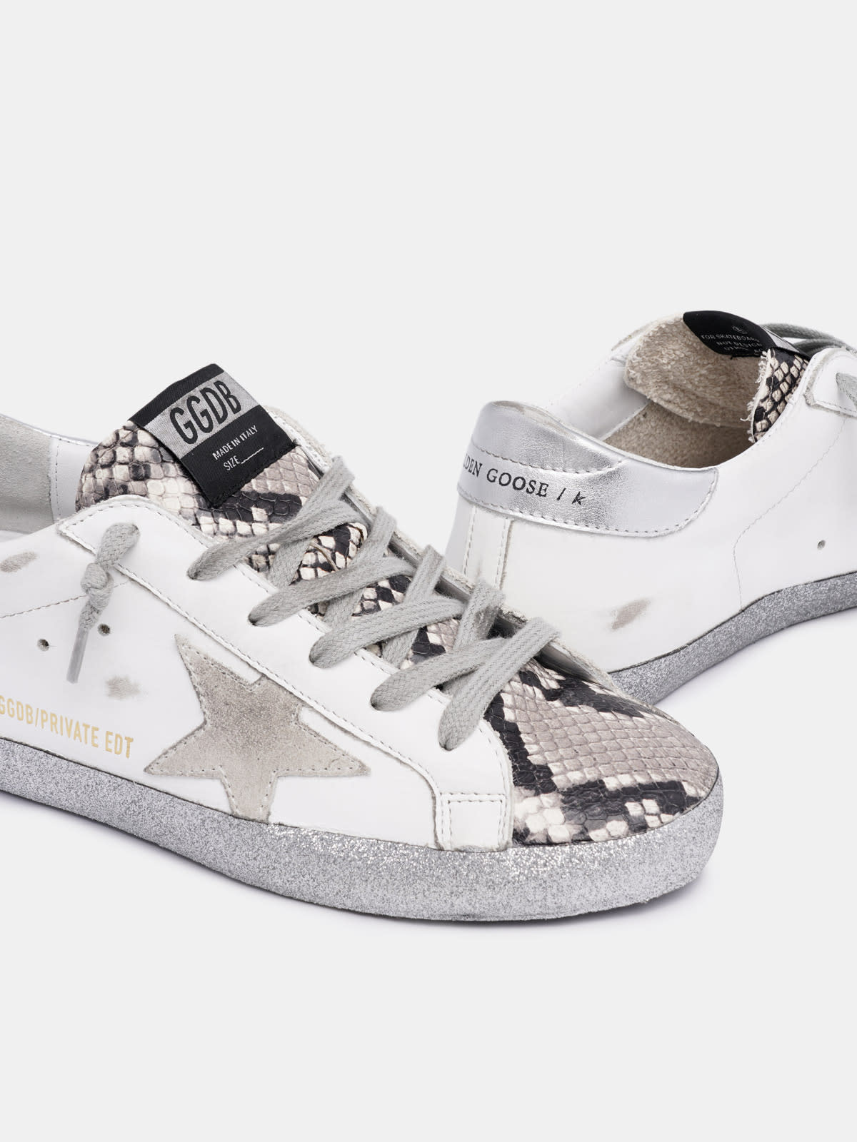 Golden goose store snake print sneakers