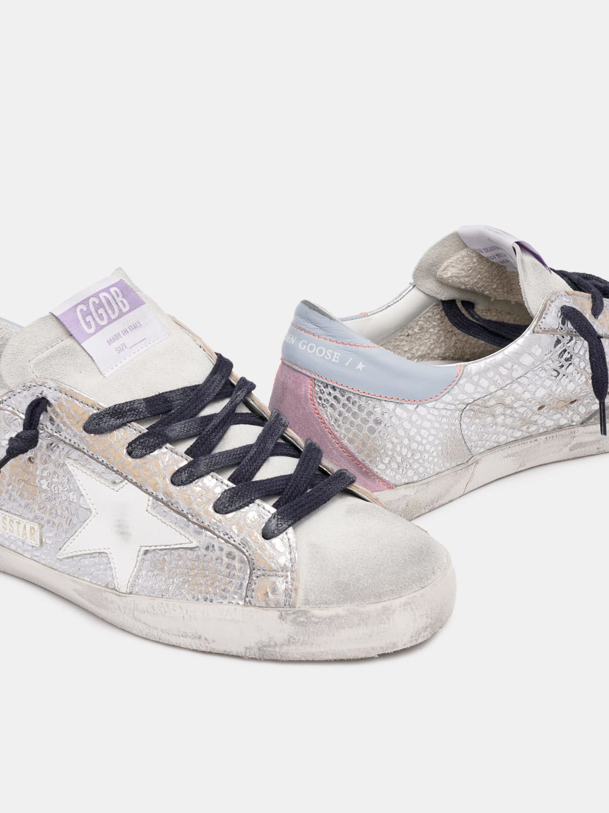 Golden goose metallic clearance sneakers