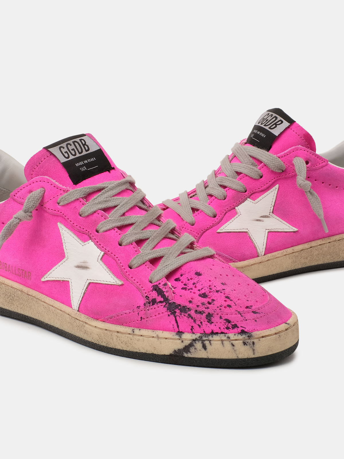 Fuchsia golden sales goose sneakers