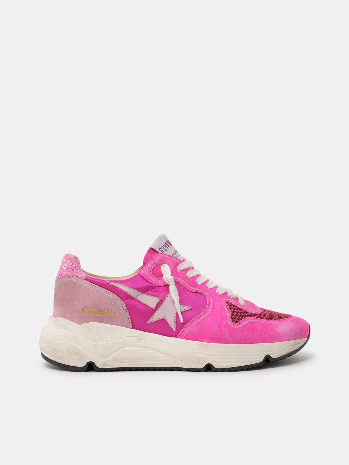 Fuchsia and pink Running Sole sneakers Golden Goose