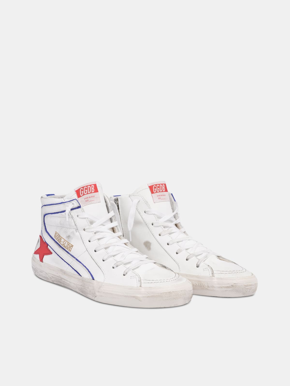 Red white and blue cheap golden goose