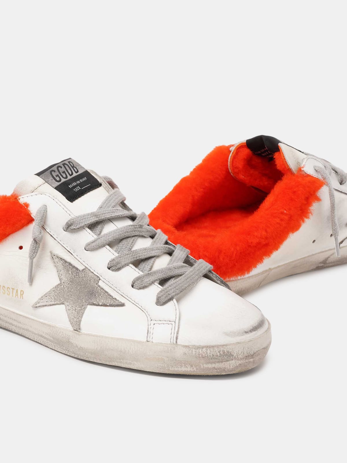 Golden goose shop orange fluo