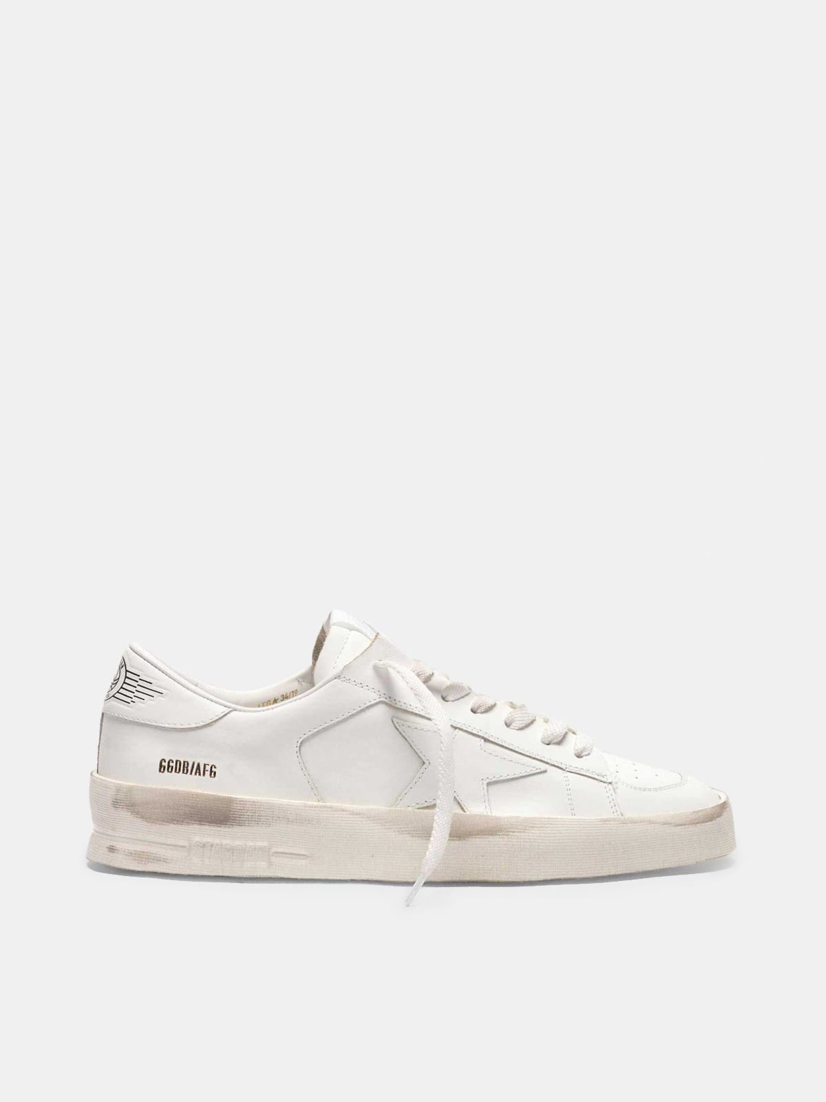 Stardan sneakers in total white leather | Golden Goose