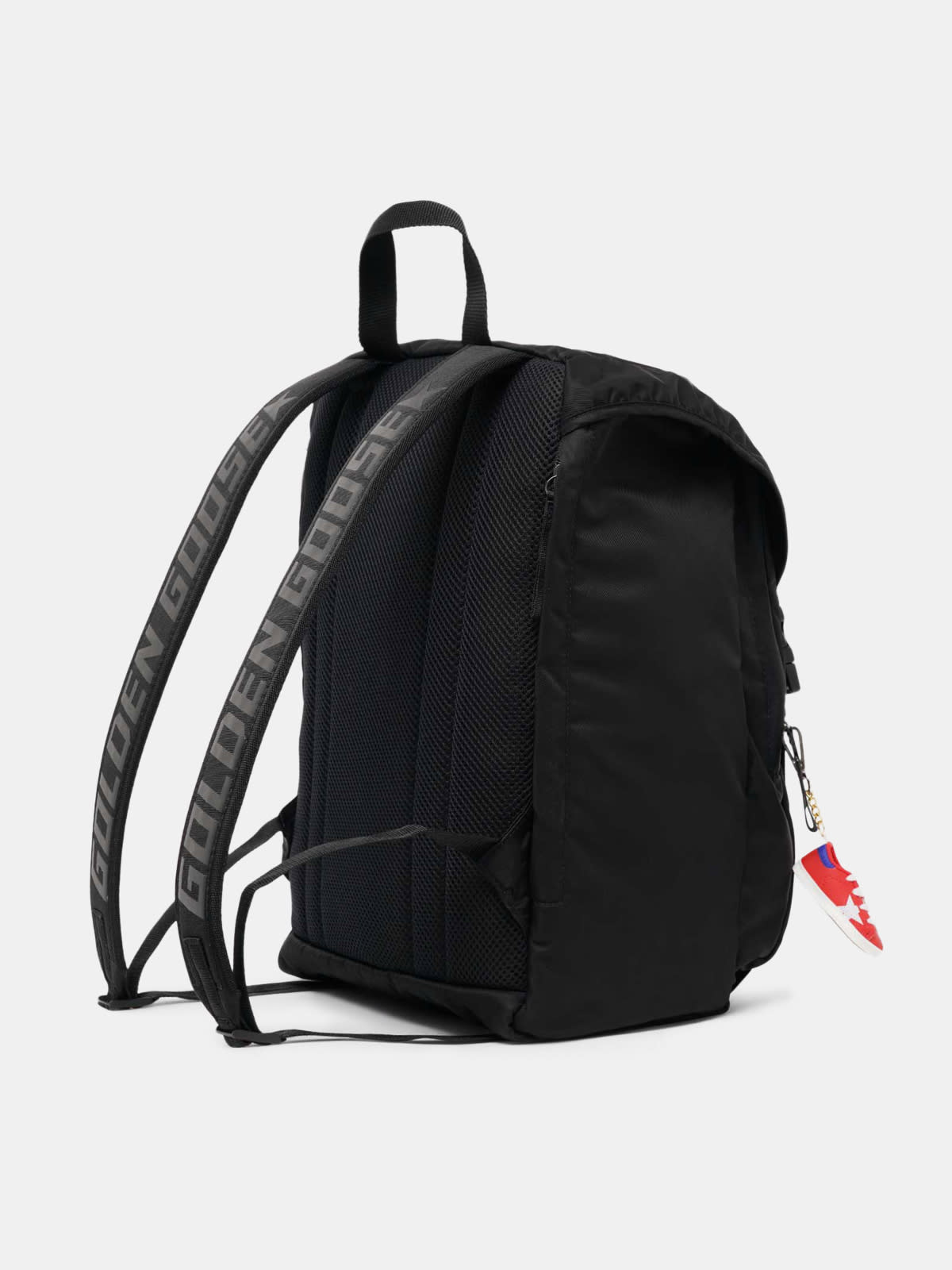 Golden Goose - Black nylon Journey backpack in 
