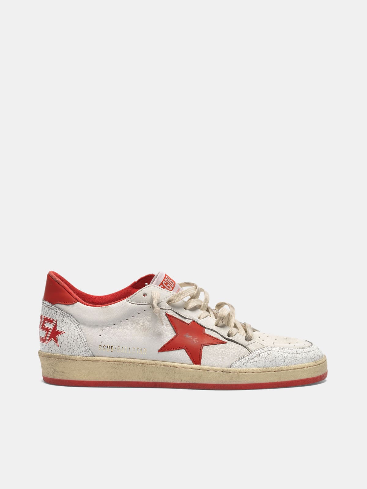 豪華 GOLDEN GOOSE◇ローカットスニーカー/35/RED/G33WS639 22.0cm以下