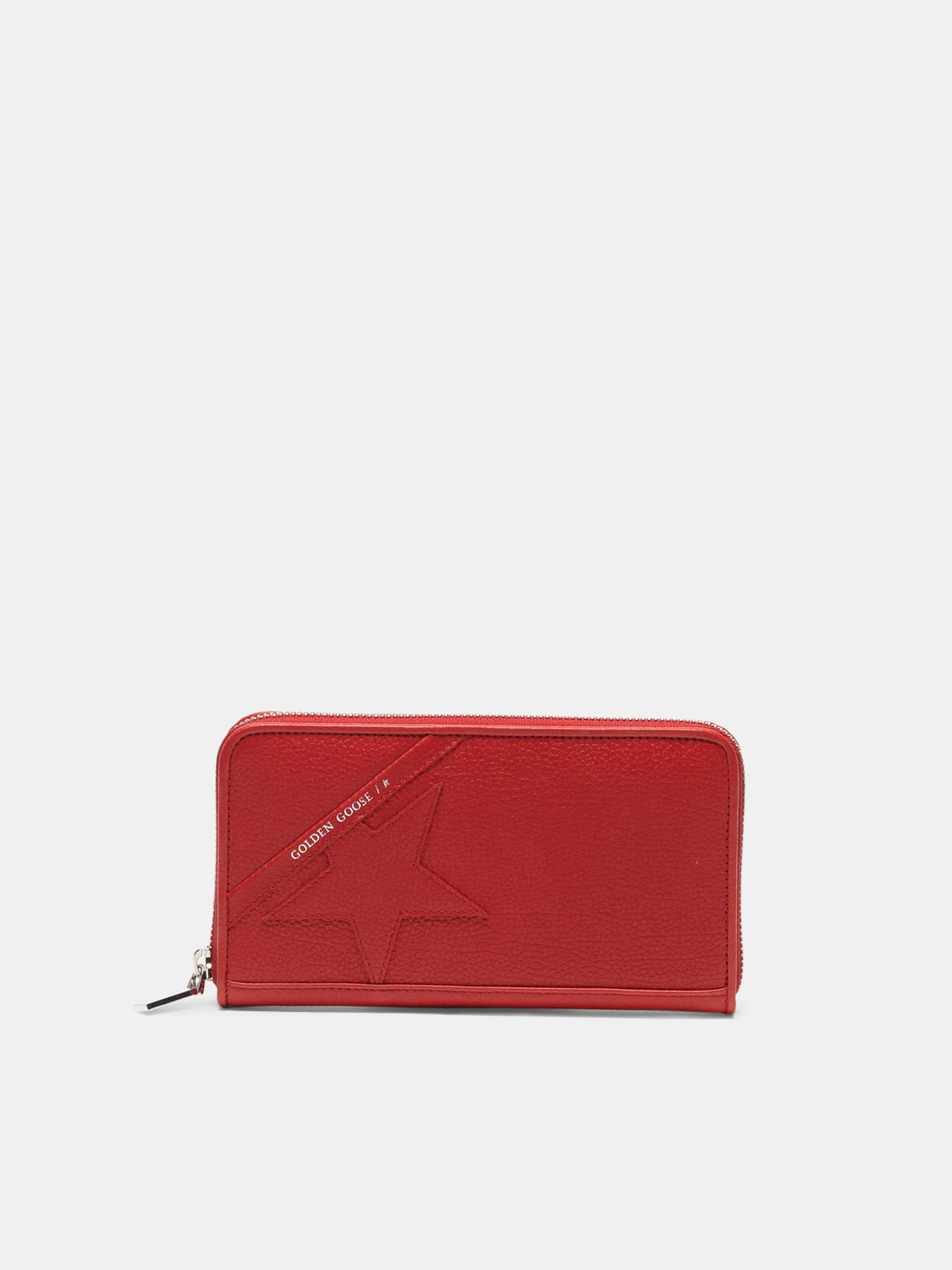 Golden Goose - Large red Star Wallet     in 