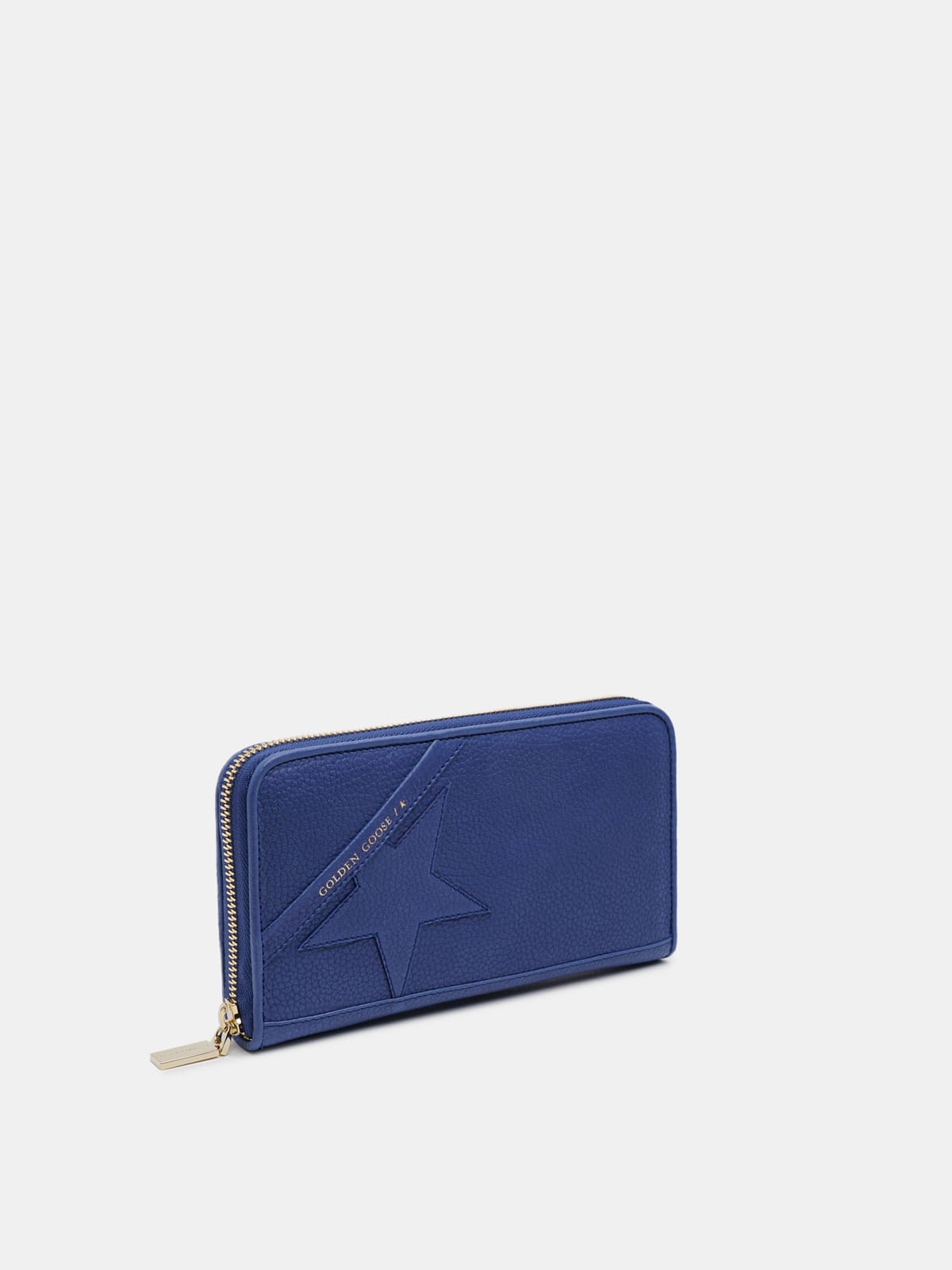 Golden Goose - Large blue Star Wallet     in 