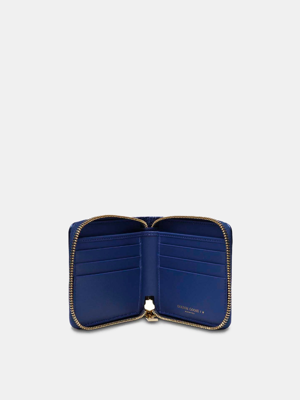 Medium metallic blue Star Wallet