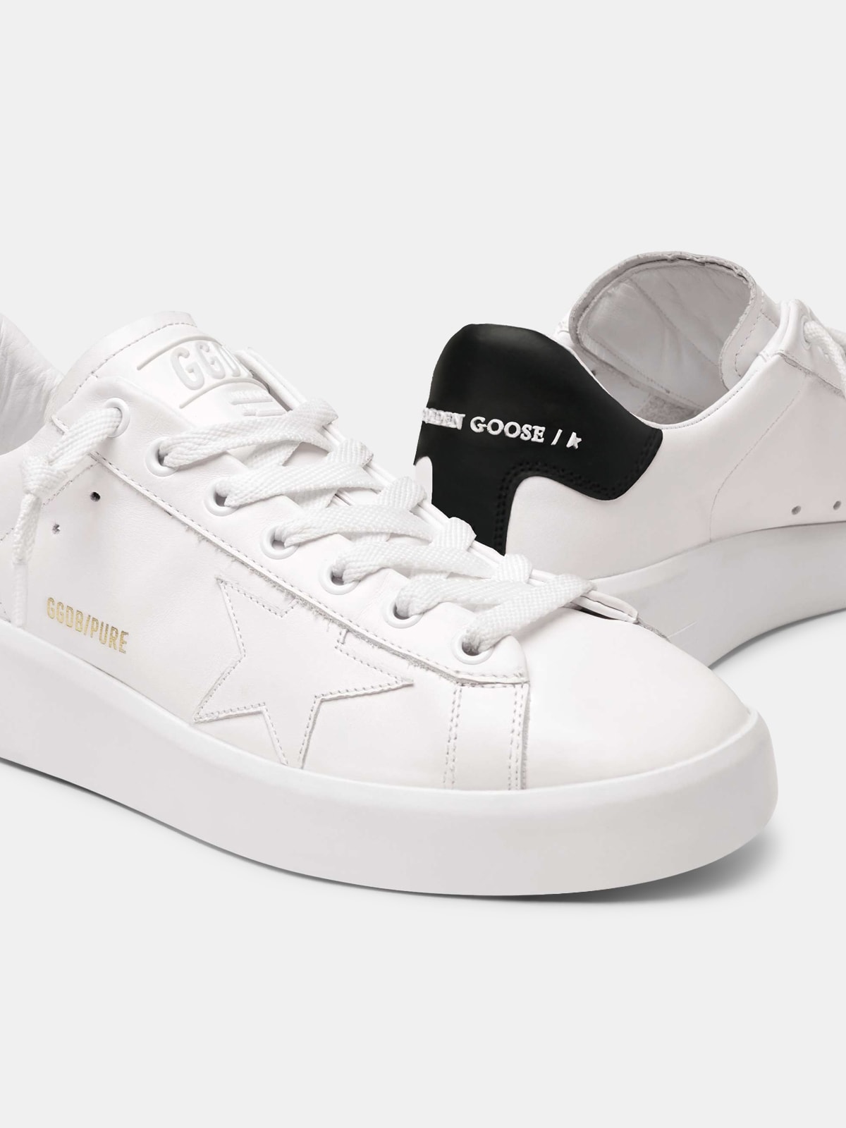 Purestar sneakers with black heel tab | Golden Goose