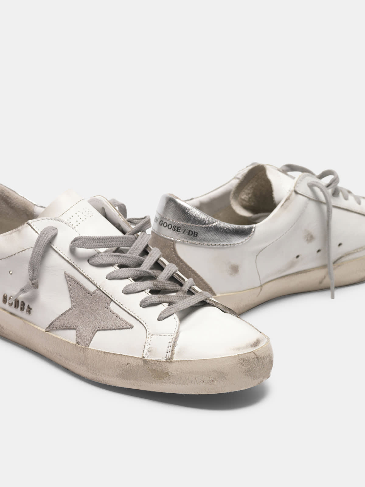 Golden goose hot sale studded superstar