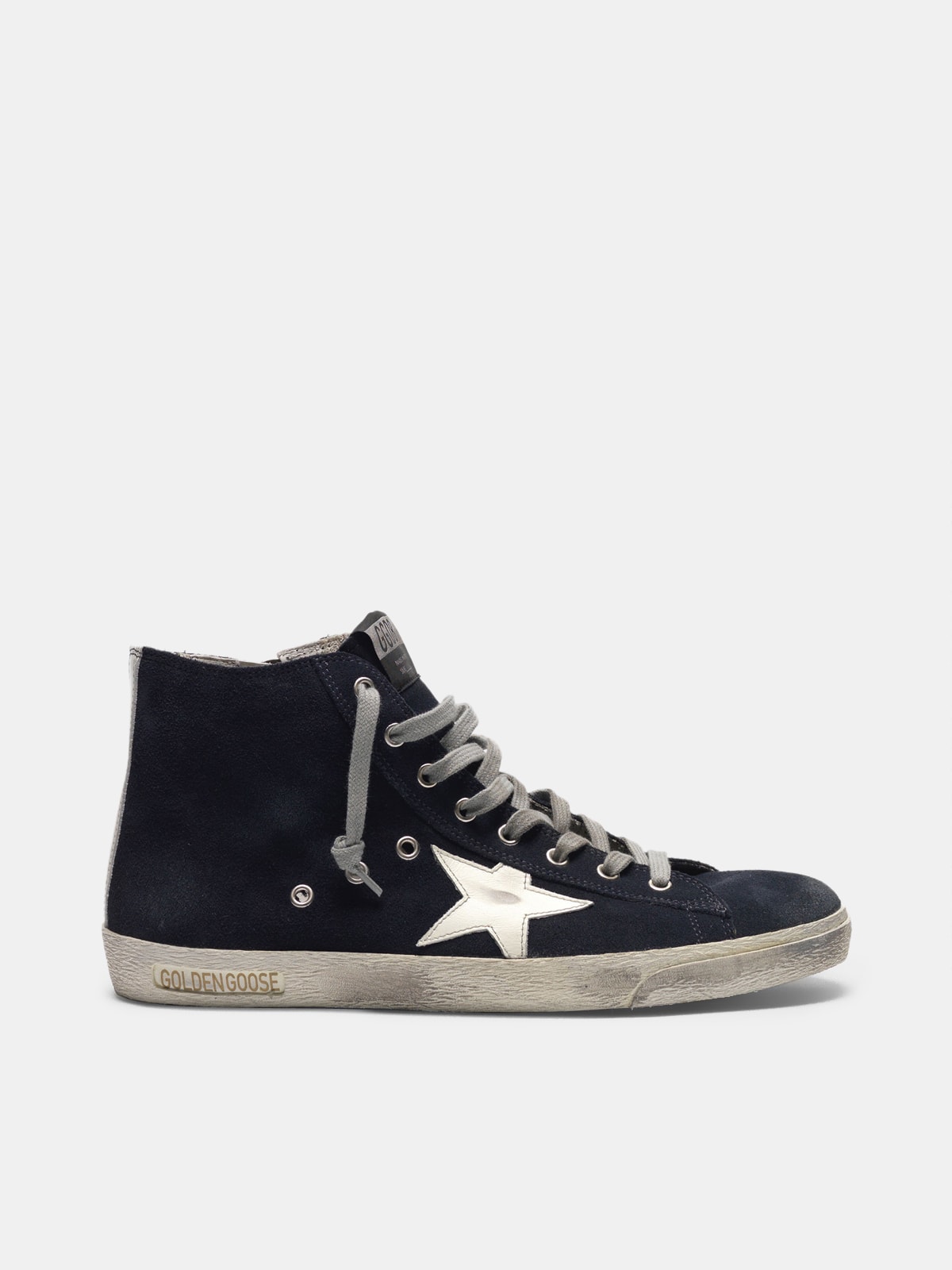 Francy sneakers in leather with leather star and heel tab | Golden Goose