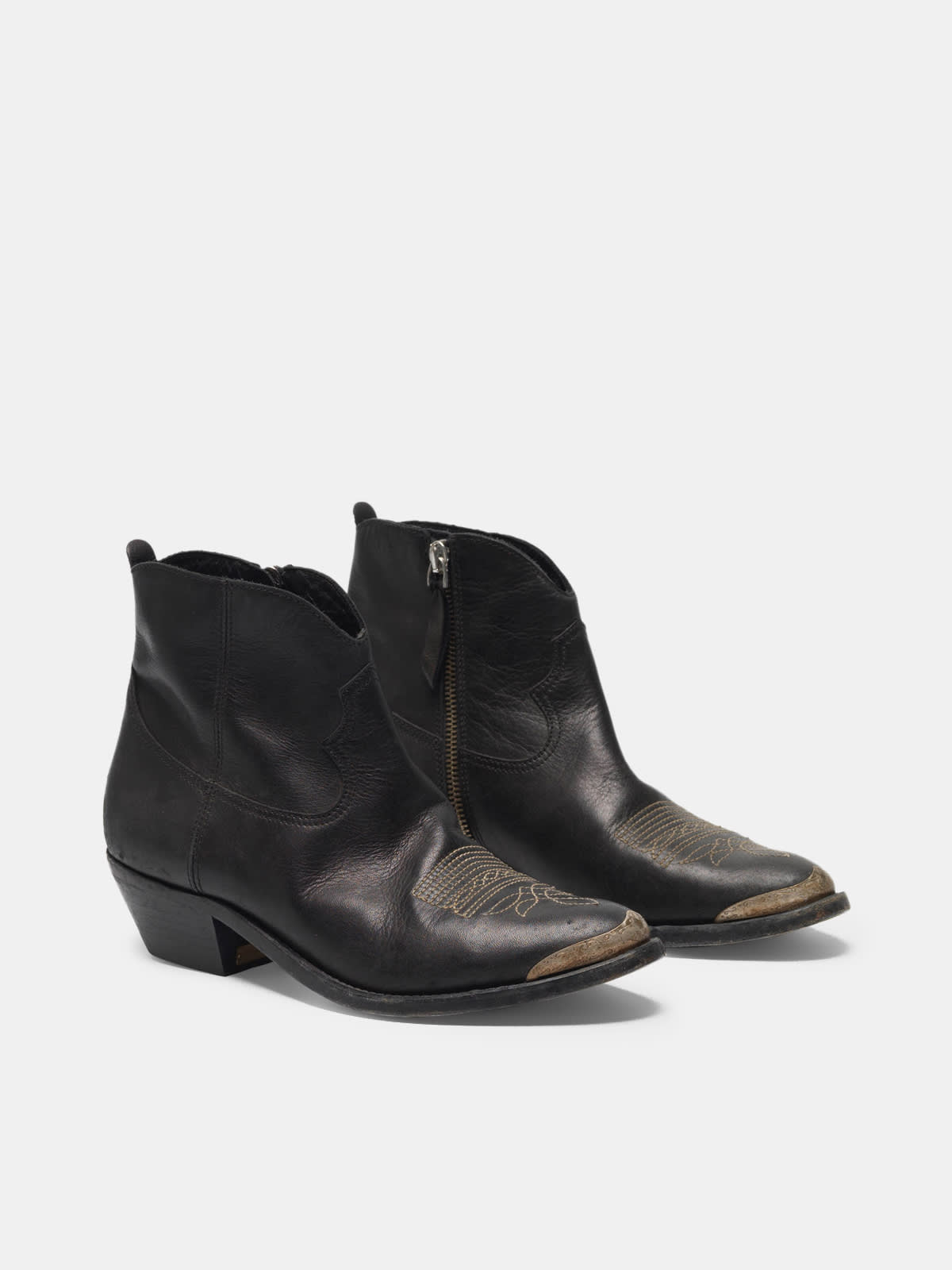 Golden goose 2025 cowboy ankle boots