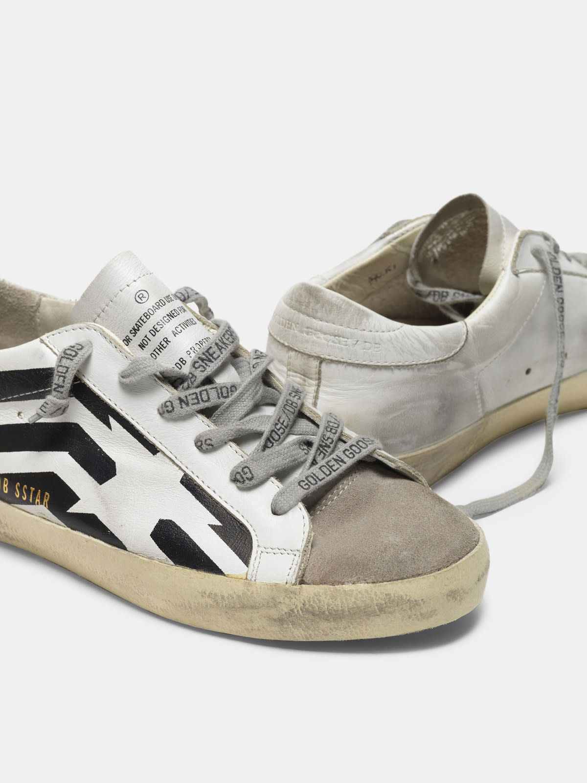 Golden goose cheap white flag