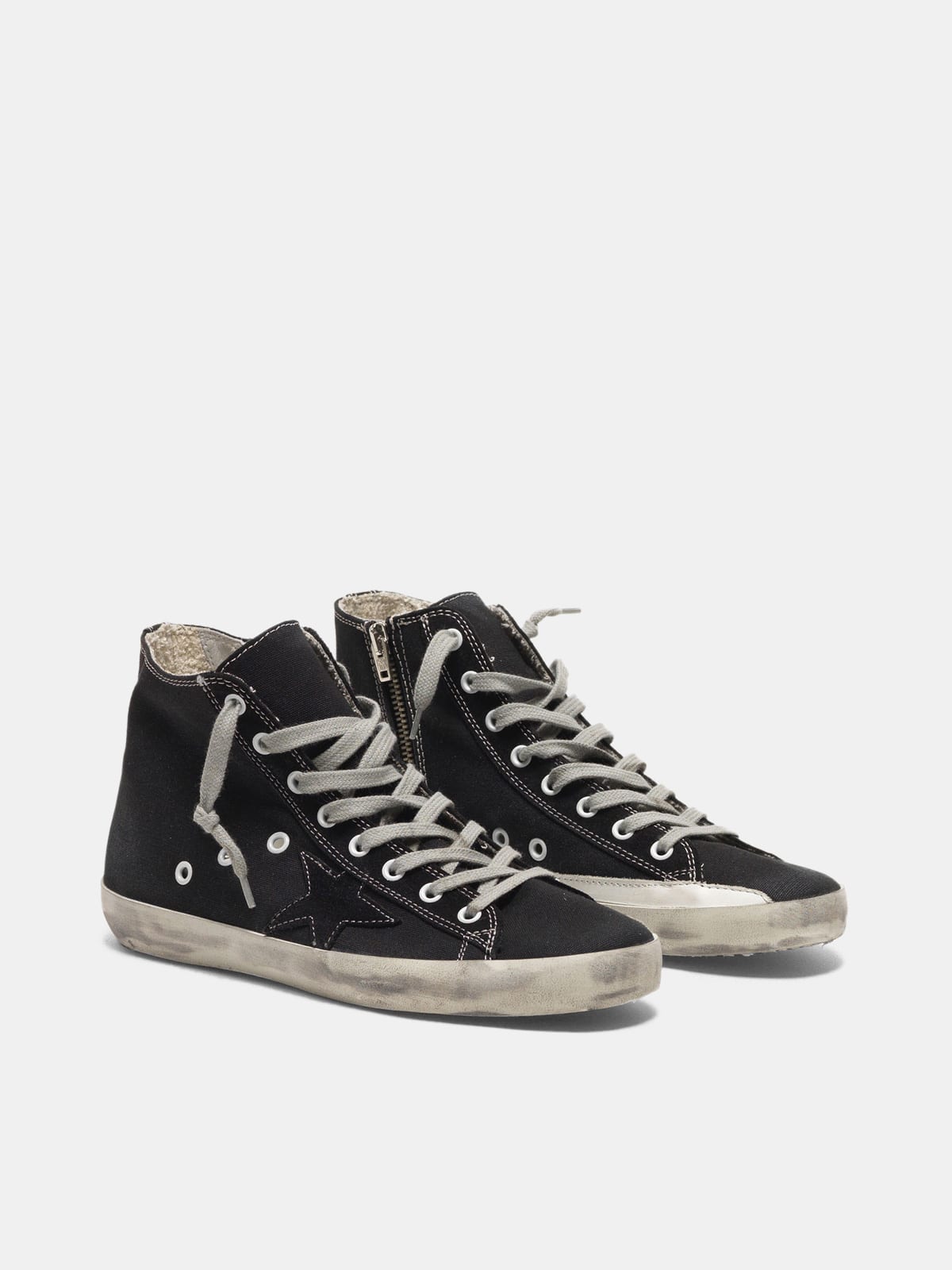 Francy sneakers with GGDB star with contrast top-stitching