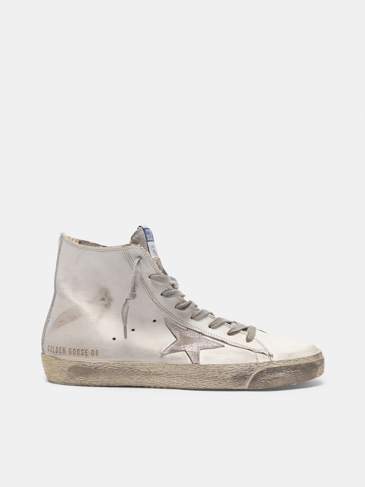 Francy sneakers in leather with suede star | Golden Goose