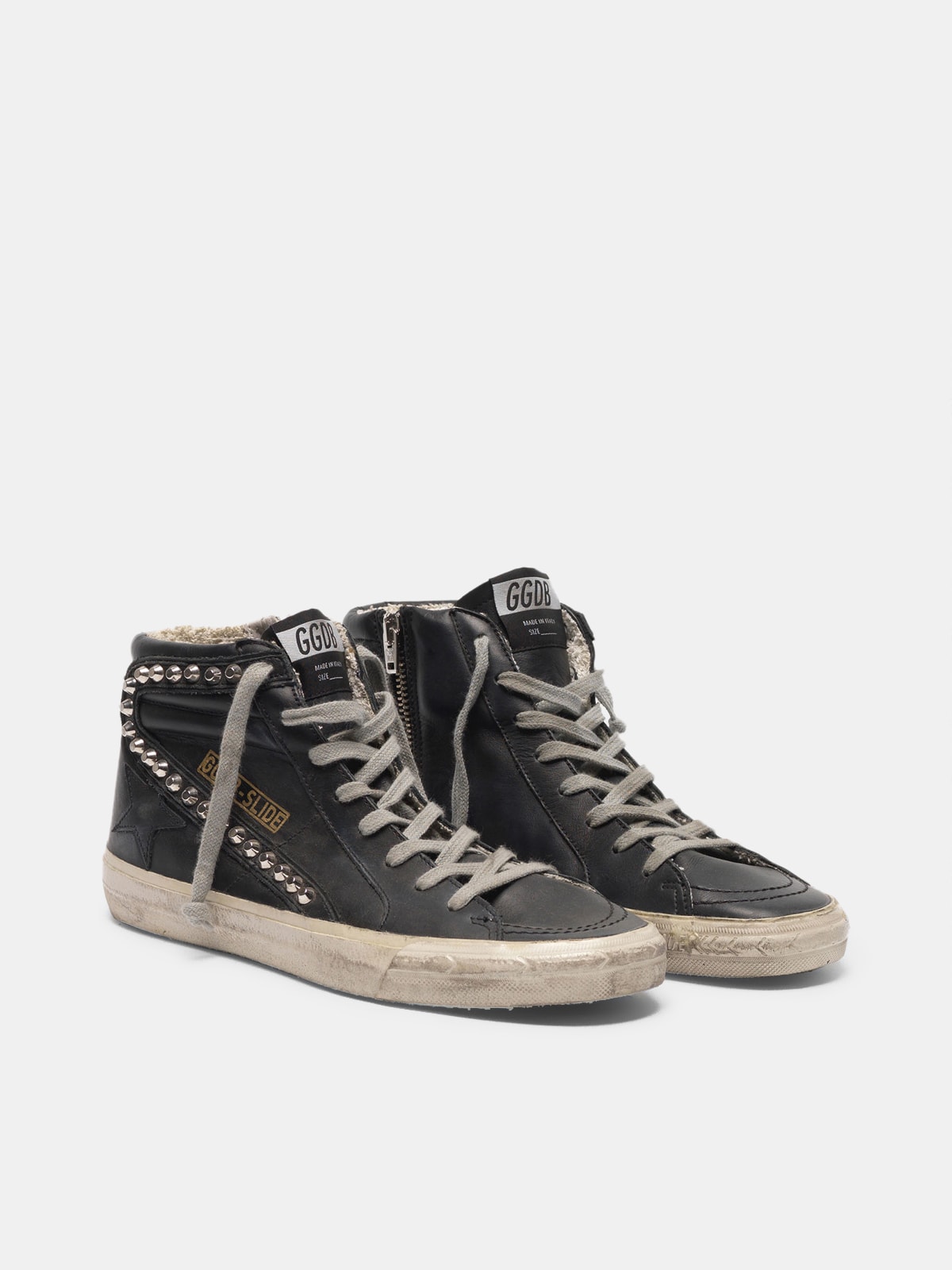 Golden goose studded on sale sneakers