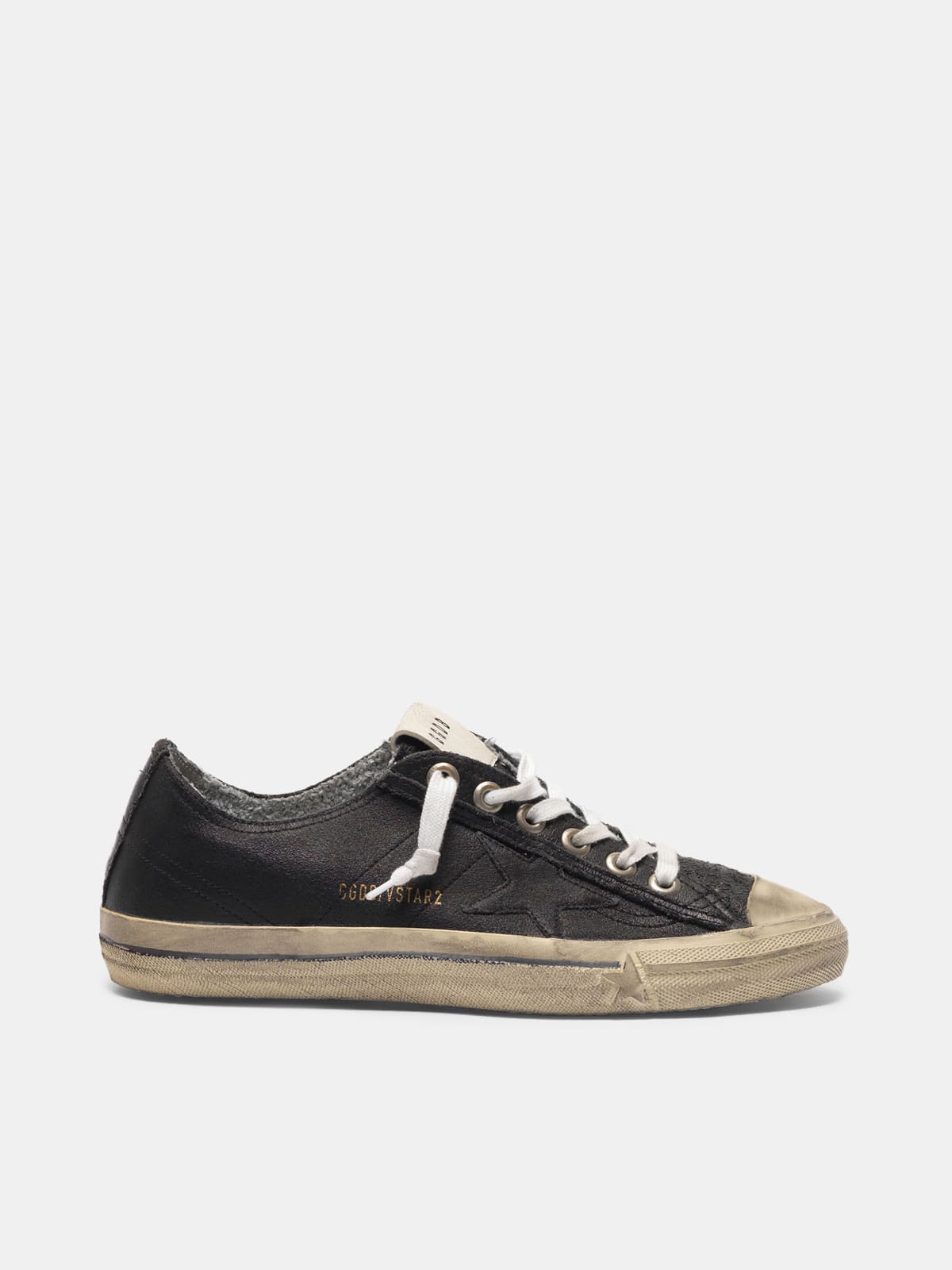 V-STAR sneakers in vintage-effect leather | Golden Goose