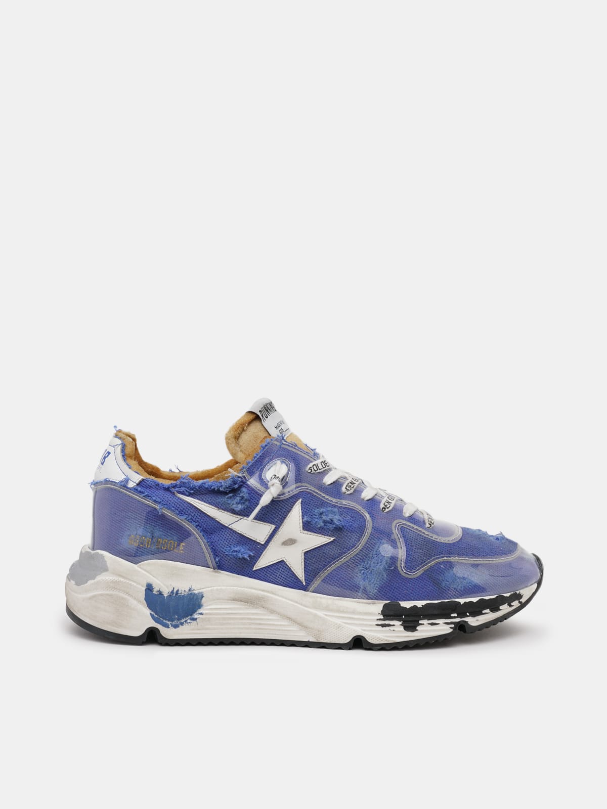 Blue Running Sole sneakers in canvas and PVC Golden Goose