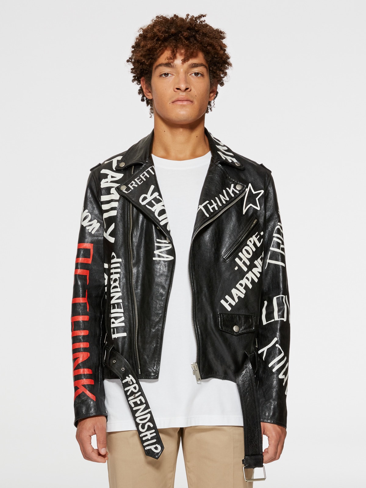 Lv Graffiti Zipped Jacket - Twenty Nine