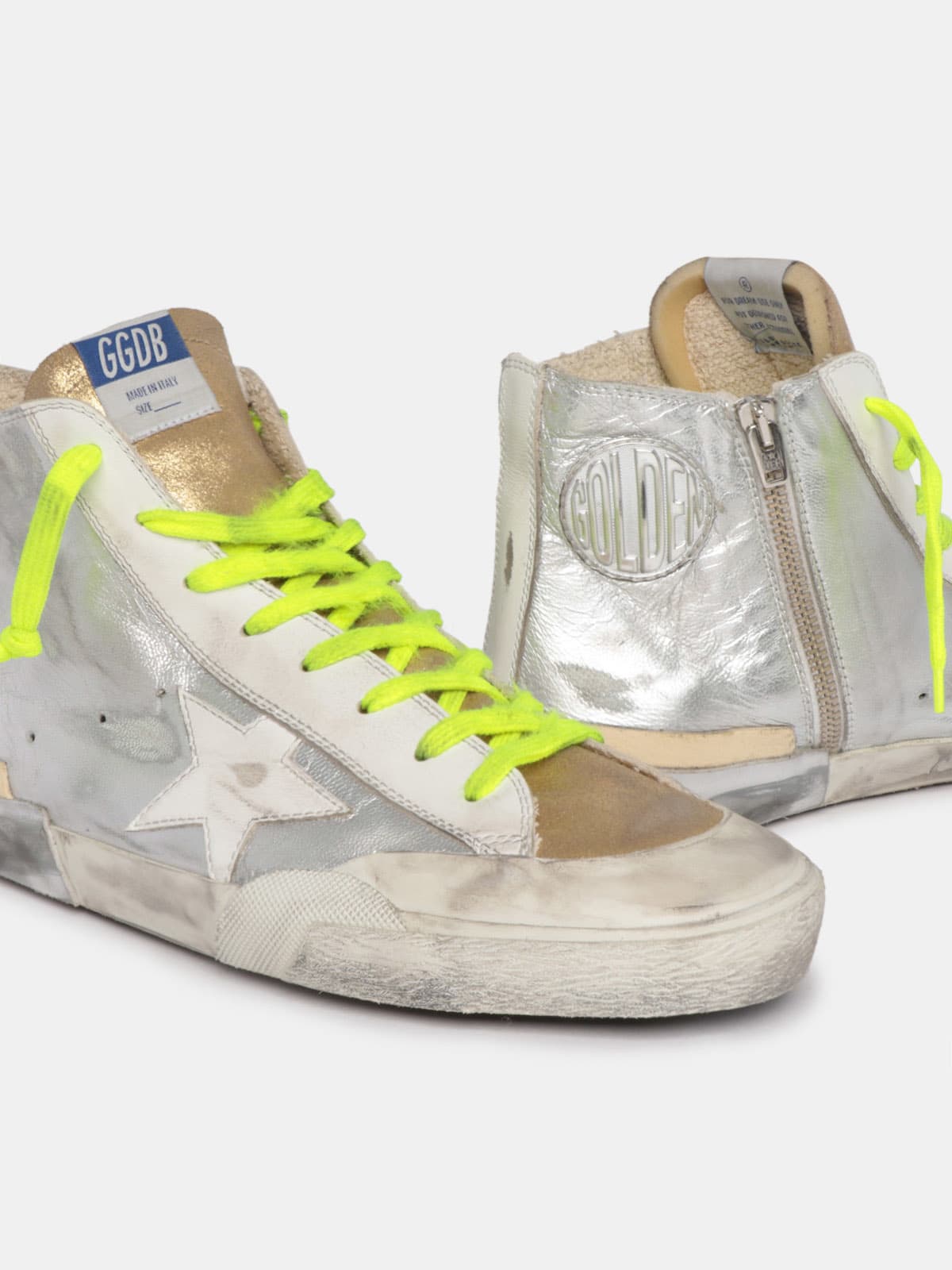 Golden goose hotsell argento e oro