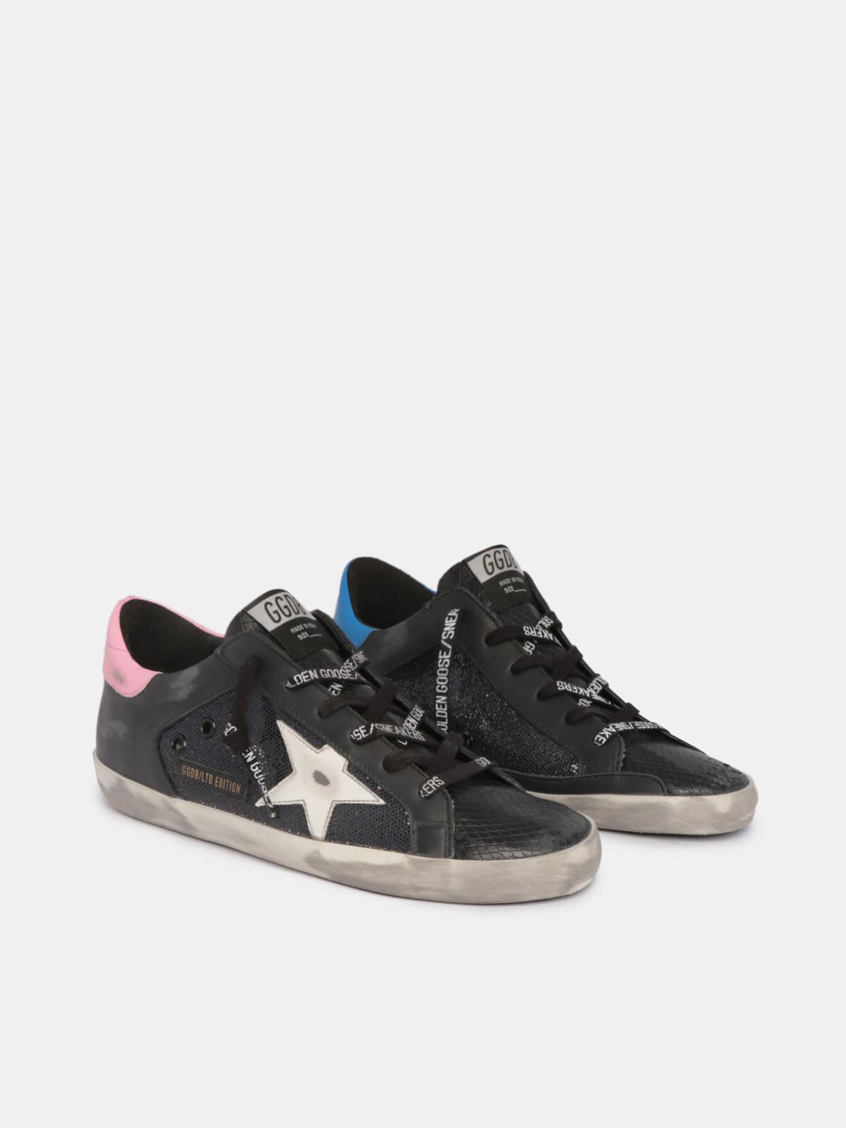 Golden goose black snake hot sale sneakers