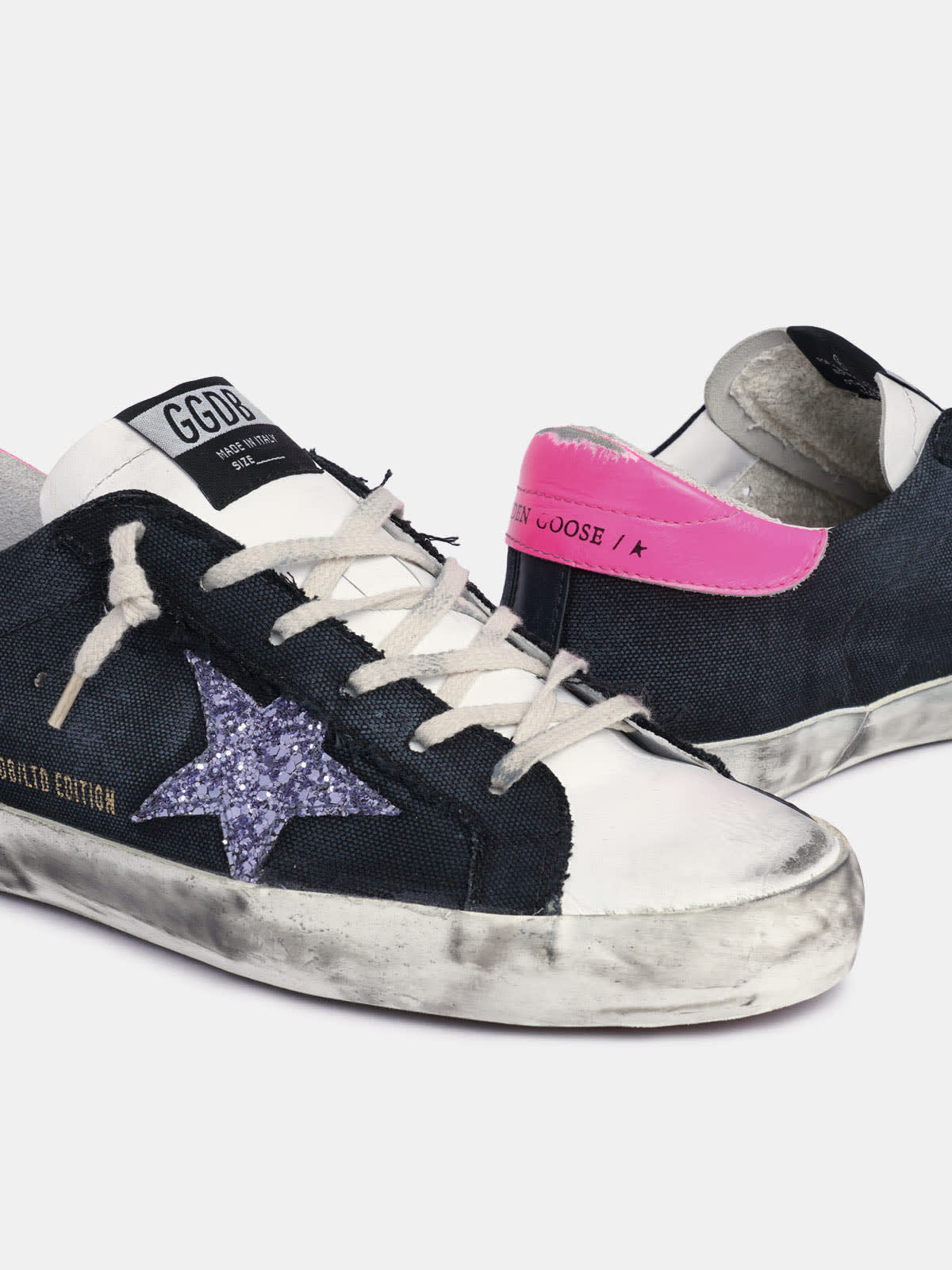 Golden goose best sale superstar sneakers glitter