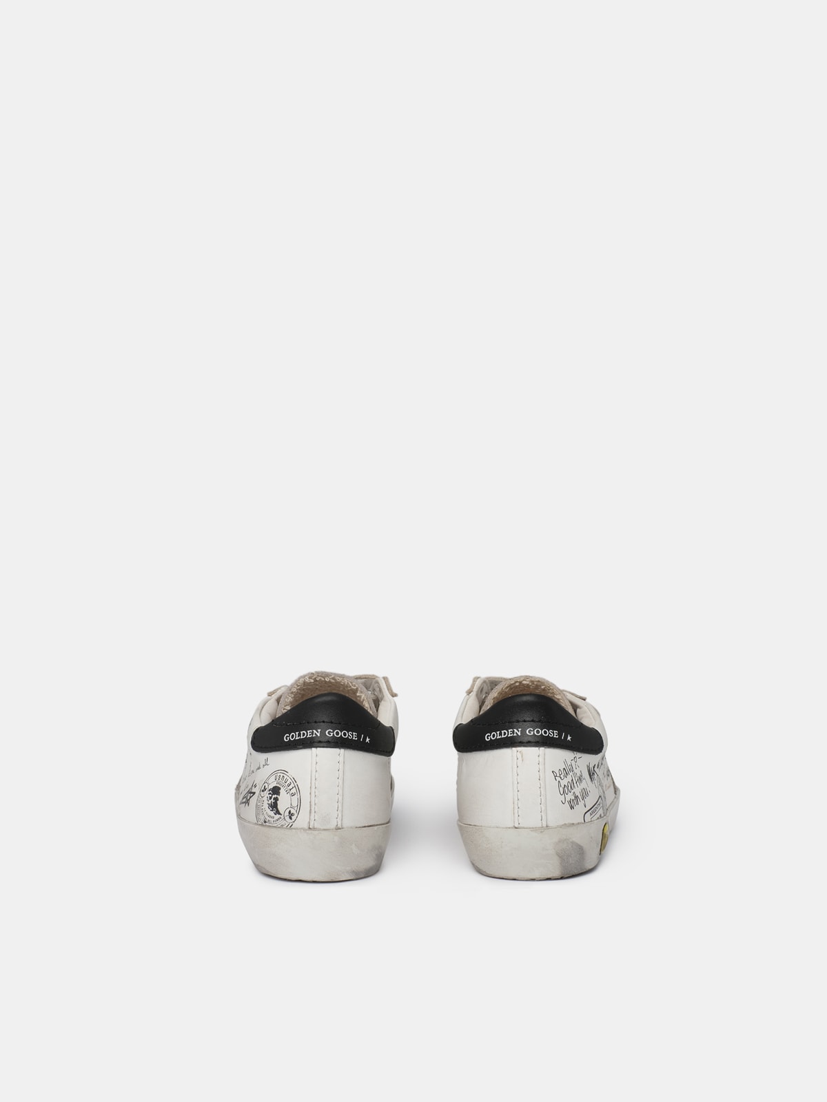 Golden Goose Sneakers a stivaletto gyf10764 con lacci e zip