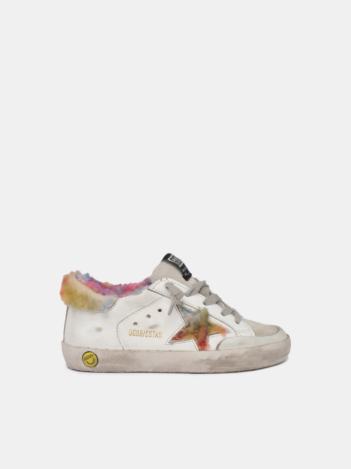 Golden goose sneakers with on sale shearling