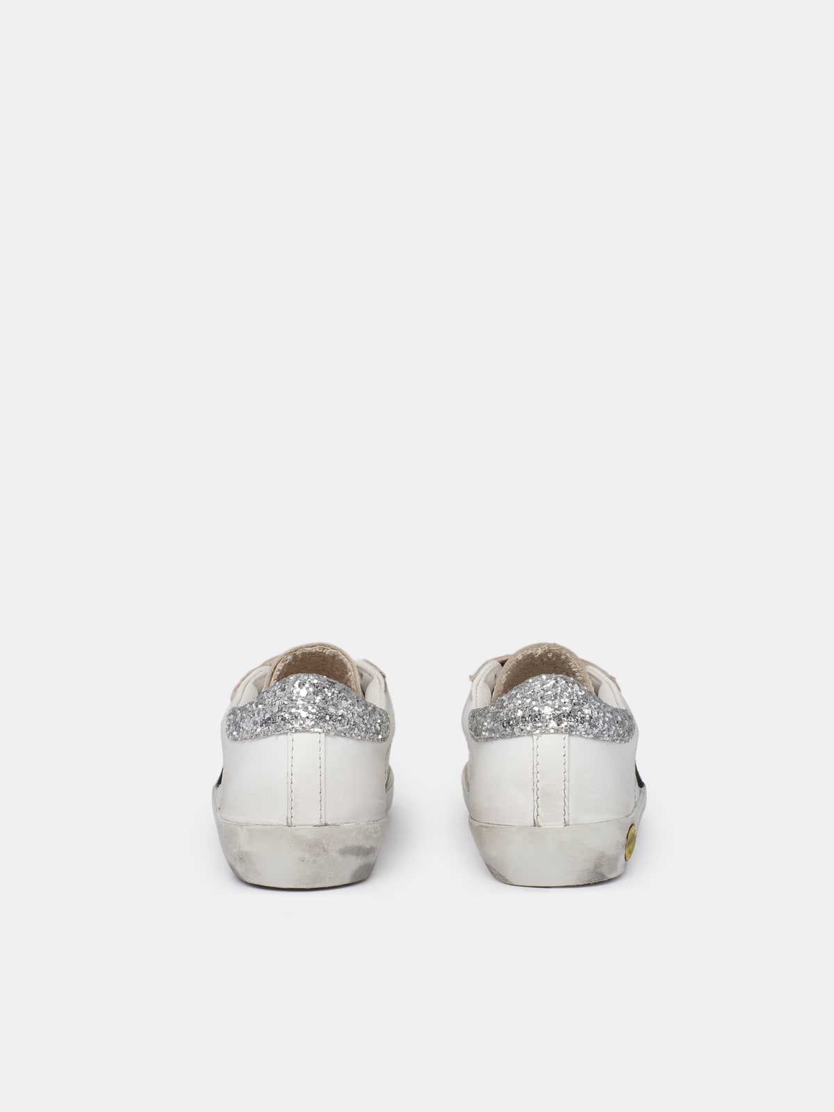 Golden Goose - Old School sneakers with leopard-print detail and sparkling heel tab in 
