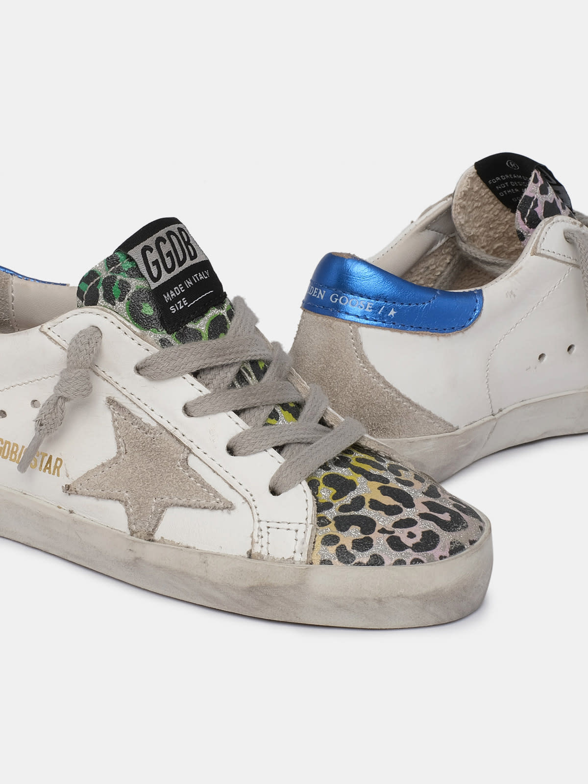 Golden goose high top on sale leopard