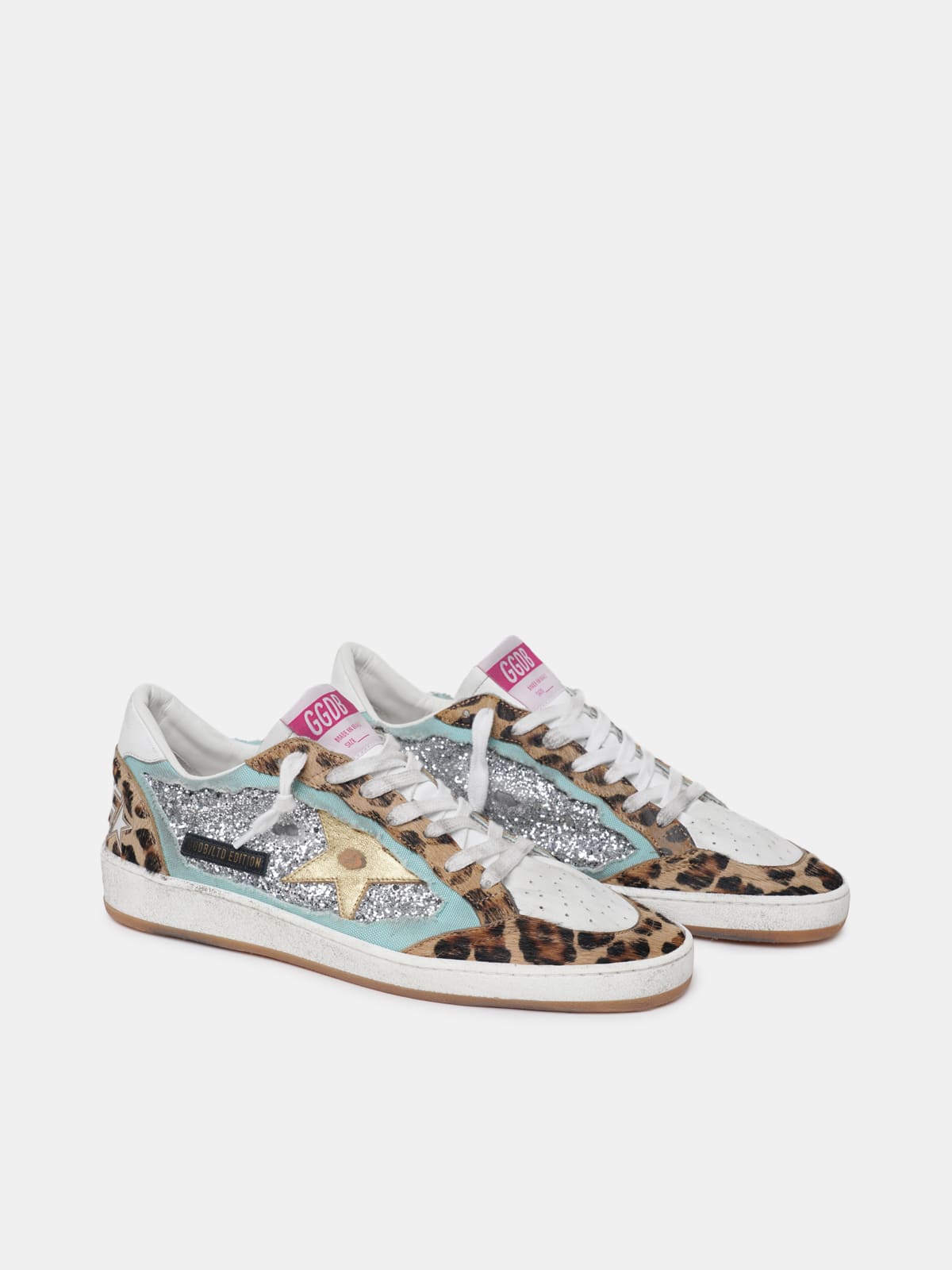 Basket golden goose cheap leopard