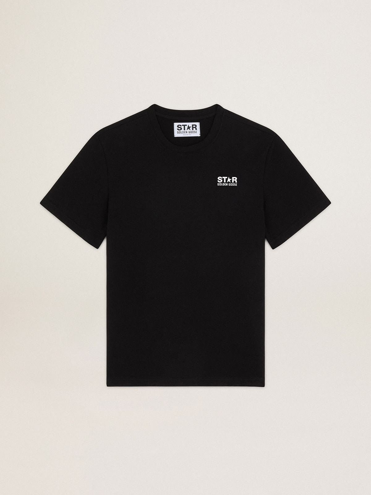 Camiseta negra de mujer de la Colección Star con logotipo y
