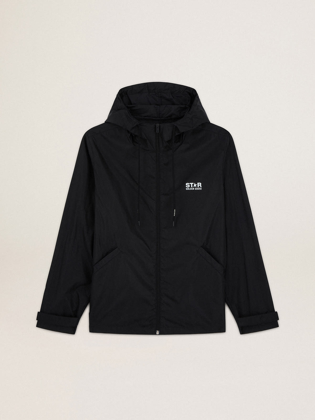 Black and gold clearance windbreaker