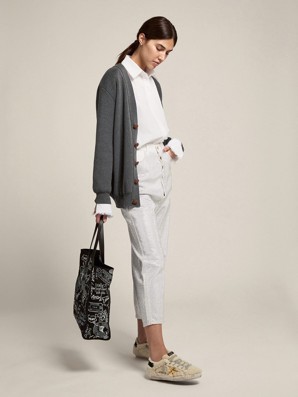 gingham golden goose