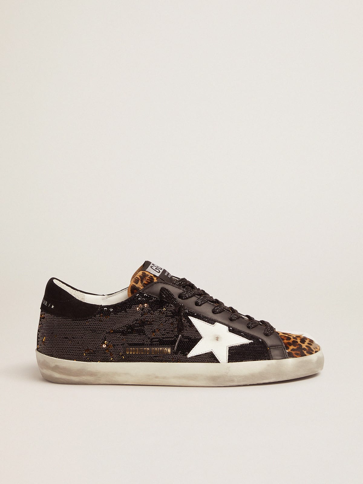 Golden goose hotsell leopard print sneakers