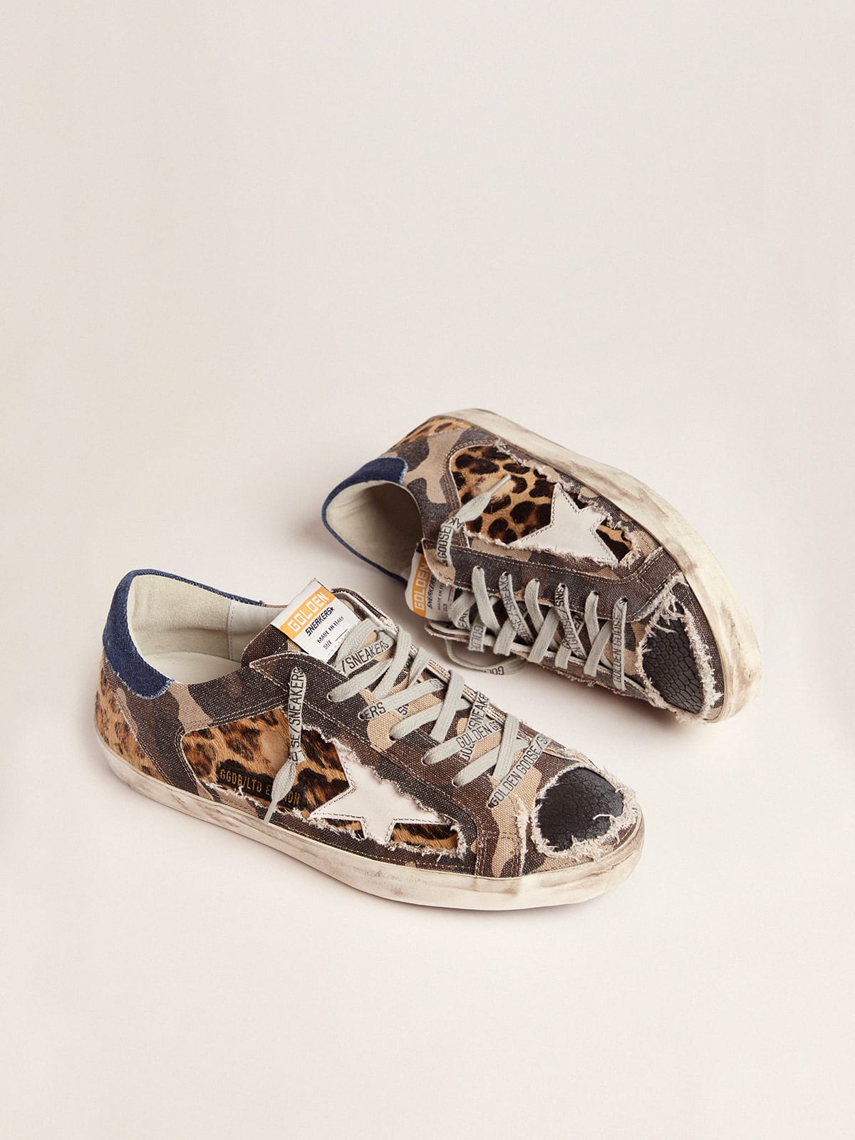 Mens leopard hot sale print sneakers