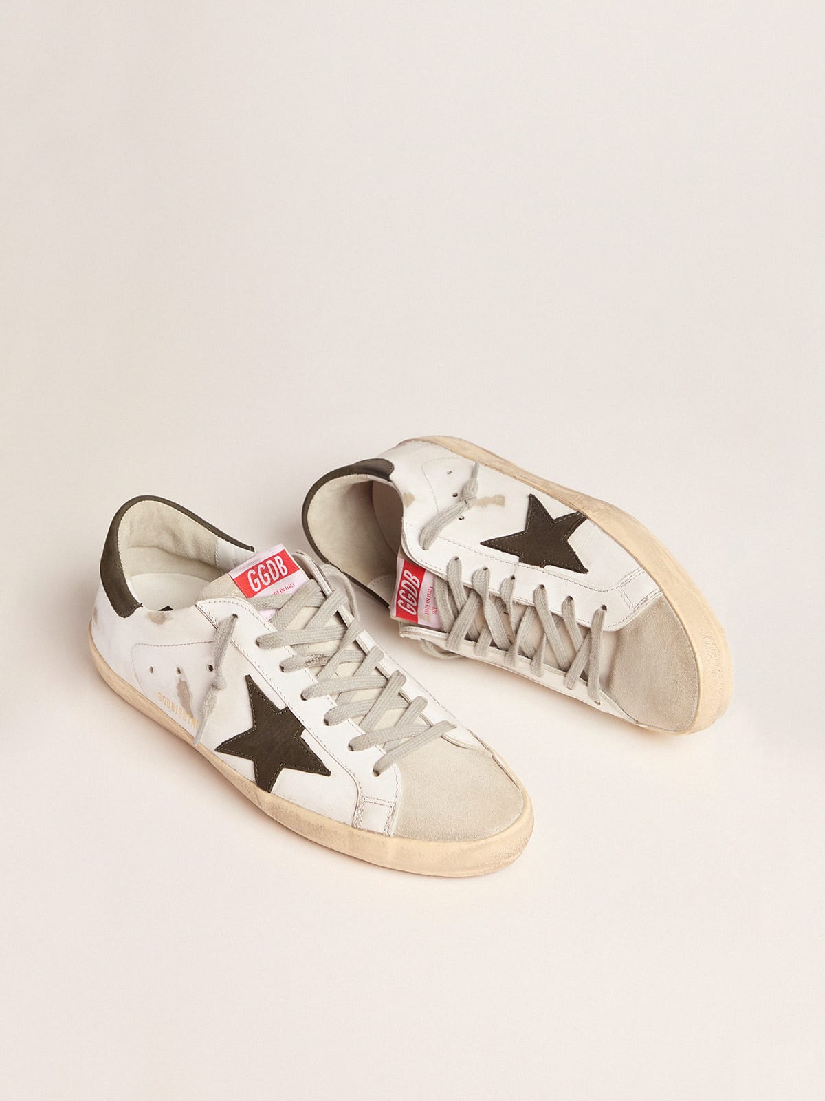 Super-Star sneakers with nubuck star and heel tab | Golden Goose