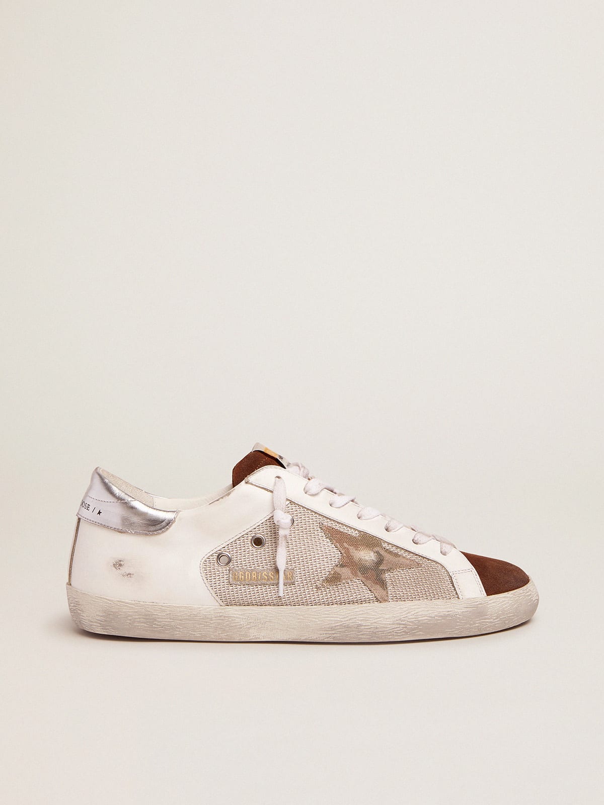 Golden goose white hot sale and silver